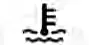 Nissan Kicks high coolant temperature warning icon