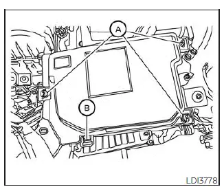 Nissan Kicks engine compartment fuse box location