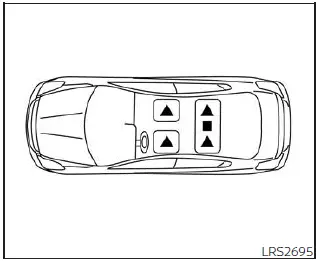 Nissan Kicks seating positions with head restraints and headrests