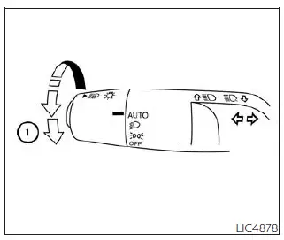 Nissan Kicks autolight system headlight switch Type A