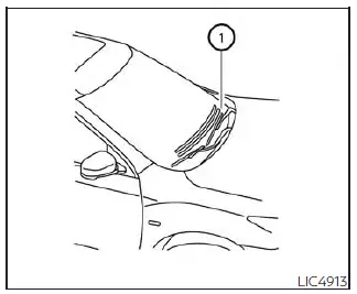 Nissan Kicks autolight sensor location on instrument panel