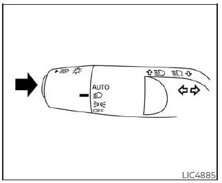 Nissan Kicks High Beam Assist operation switch
