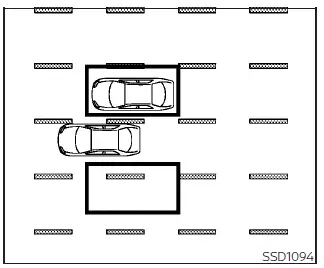 Nissan Kicks I-BSI side entry intervention near lane marker illustration 9