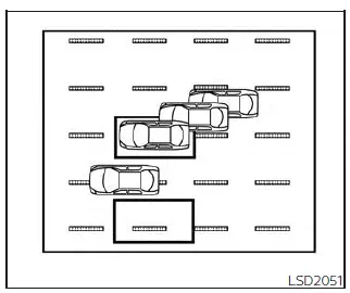 Nissan Kicks I-BSI side entry situation where only BSW operates illustration 10