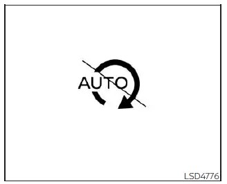 Nissan Kicks Idling Stop System inhibition indicator