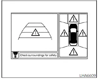 Nissan Kicks Intelligent Around View Monitor warning icon system unavailable