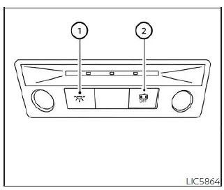 Nissan Kicks interior light Type B overhead controls