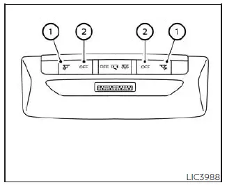 Nissan Kicks map light switch operation
