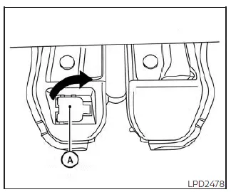 Nissan Kicks liftgate emergency cover removal