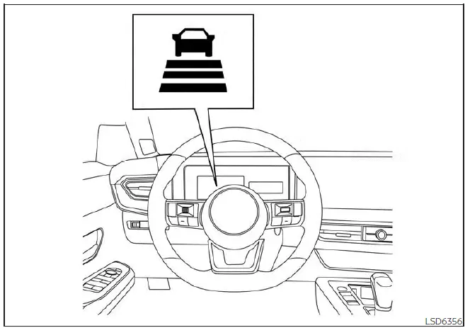 Nissan Kicks Intelligent Cruise Control temporary unavailability warning display