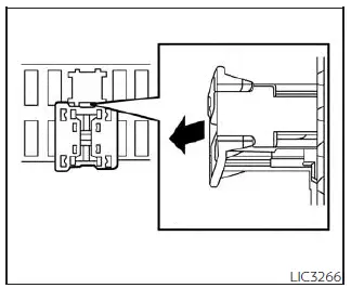 Nissan Kicks extended storage switch pulled position