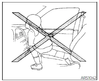 Nissan Kicks child passenger air bag safety warning