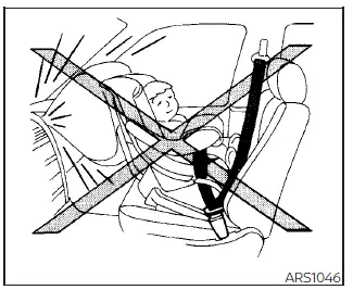Nissan Kicks child seating safety illustration four