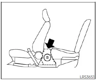 Nissan Kicks rear row head restraints stored before folding seatbacks