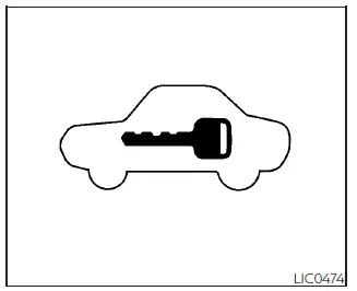 Nissan Kicks security indicator light on instrument panel