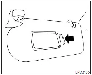 Nissan Kicks driver side card holder clip