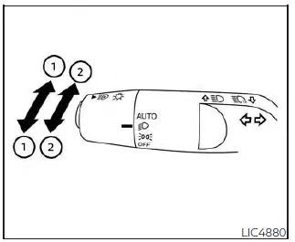 Nissan Kicks turn signal switch operation