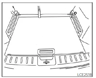 Nissan Kicks spare tire and tool access area under cargo floor