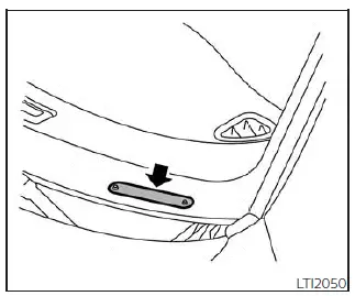 Nissan Kicks Vehicle Identification Number VIN plate location
