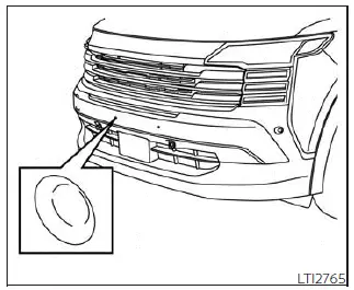 Nissan Kicks front license plate bracket installation location