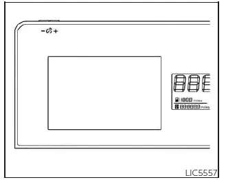 Nissan Kicks 7 inch Type A vehicle information display layout