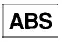 Nissan Kicks yellow ABS warning light symbol