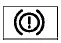 Nissan Kicks electronic parking brake warning symbol
