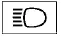 Nissan Kicks high beam indicator light symbol
