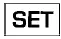Nissan Kicks SET indicator light symbol
