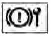 Nissan Kicks parking brake system warning symbol