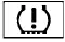 Nissan Kicks low tire pressure warning light