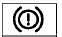 Nissan Kicks electronic parking brake warning light icon