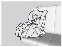 Forward-facing child seat placement