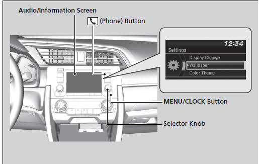 Models with color audio system