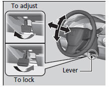 Adjusting the Steering Wheel