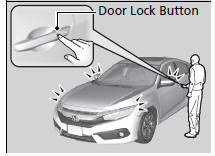 Locking the vehicle