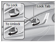 Using the Lock Tab