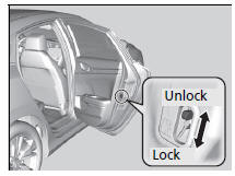 Setting the Childproof Door Locks