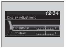 Changing the Screen Brightness