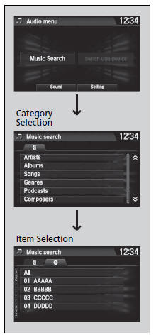 How to Select a Song from the Music Search List