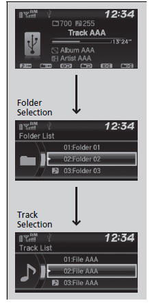 How to Select a File from a Folder with the Selector Knob